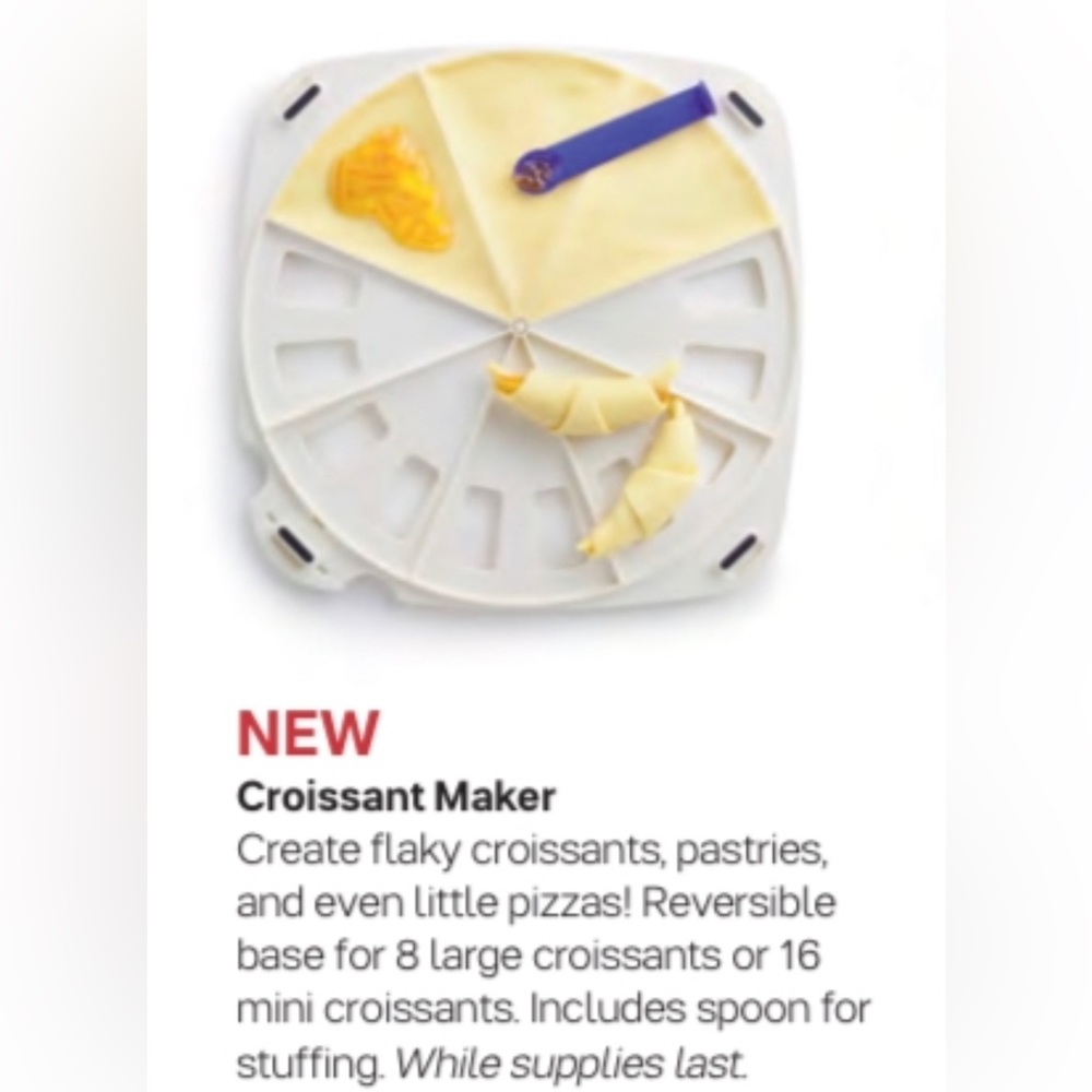 Tupperware Croissant Maker